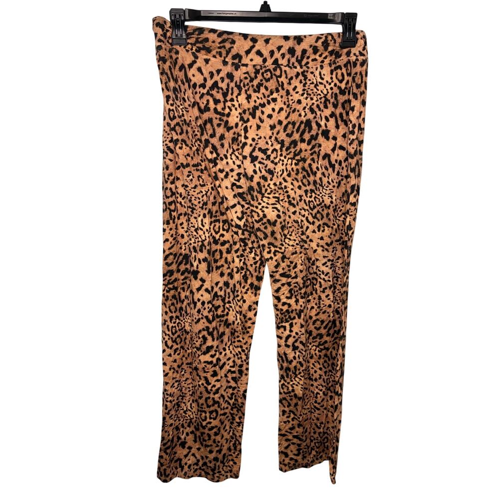 Soma Lounge Pajama Pants Women's Size Medium Animal Print Comfy Leopard